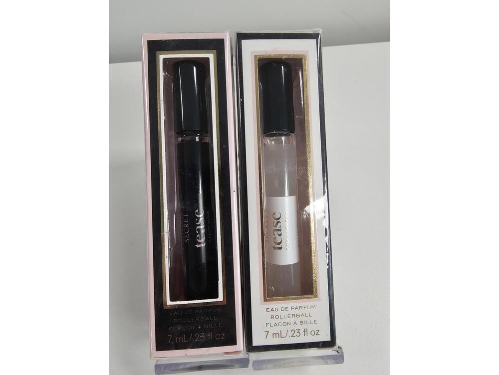 Victoria's Secret Tease Eau De Parfum Rollerball 7ml Set - Creme Cloud & Candy D